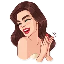 👏-Lana Del Rey, Telegram Sticker