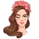 😜-Lana Del Rey, Telegram Sticker