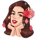 😍-Lana Del Rey, Telegram Sticker