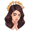 🙏-Lana Del Rey, Telegram Sticker