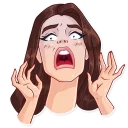 😱-Lana Del Rey, Telegram Sticker