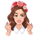 🖕-Lana Del Rey, Telegram Sticker