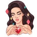 ❤️-Lana Del Rey, Telegram Sticker