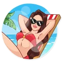 😎-Lana Del Rey, Telegram Sticker