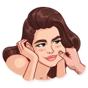 🤗-Lana Del Rey, Telegram Sticker