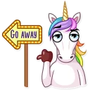 👈-Unicorn, Telegram Sticker