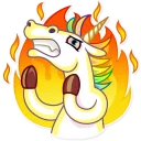 😡-Unicorn, Telegram Sticker