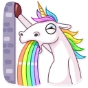 🤮-Unicorn, Telegram Sticker