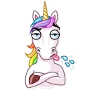 🙄-Unicorn, Telegram Sticker