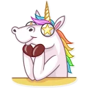 🤩-Unicorn, Telegram Sticker