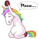 🙏-Unicorn, Telegram Sticker