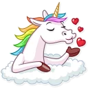 😘-Unicorn, Telegram Sticker