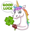🍀-Unicorn, Telegram Sticker