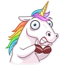 😨-Unicorn, Telegram Sticker