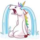 😭-Unicorn, Telegram Sticker