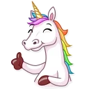 👍-Unicorn, Telegram Sticker