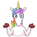 🤷‍♀️-Unicorn, Telegram Sticker