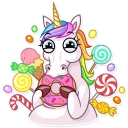 🍩-Unicorn, Telegram Sticker