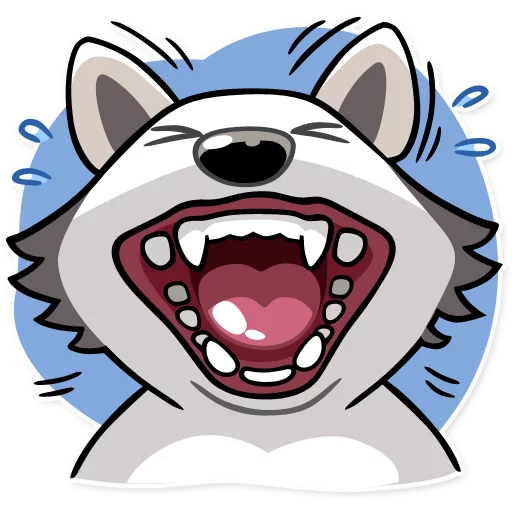 Chuck the Husky, telegram sticker