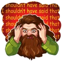 😩-Harry Potter, Telegram Sticker