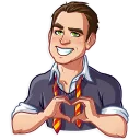 ❤️-Harry Potter, Telegram Sticker