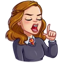 ☝️-Harry Potter, Telegram Sticker