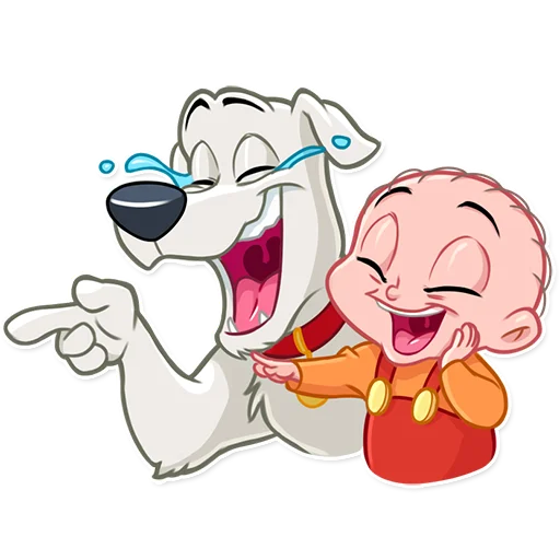 Brian and Stewie, telegram sticker