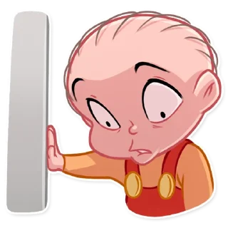 😳-Brian and Stewie, Telegram Sticker