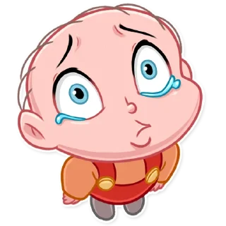 😢-Brian and Stewie, Telegram Sticker