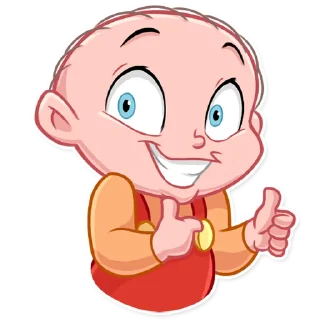 👍-Brian and Stewie, Telegram Sticker