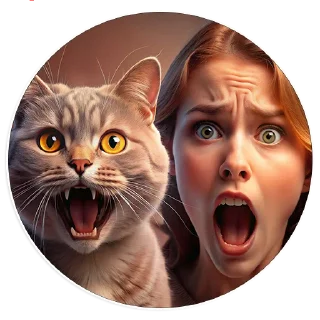 😱-Bri_kitty, Telegram Sticker