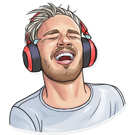 PewDiePie, telegram sticker