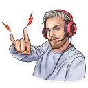 🤘-PewDiePie, Telegram Sticker