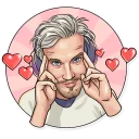 😍-PewDiePie, Telegram Sticker