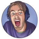 😵-PewDiePie, Telegram Sticker