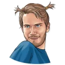 😋-PewDiePie, Telegram Sticker