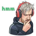 🤔-PewDiePie, Telegram Sticker