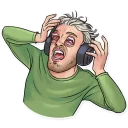 😱-PewDiePie, Telegram Sticker