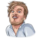 😵-PewDiePie, Telegram Sticker