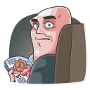 😦-Go Baldly, Telegram Sticker