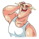 😂-Go Baldly, Telegram Sticker