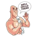 👋-Go Baldly, Telegram Sticker