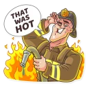 😪-Go Baldly, Telegram Sticker