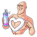 😄-Go Baldly, Telegram Sticker