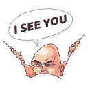 😒-Go Baldly, Telegram Sticker