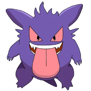 😛-Gengar @pokemon_daily, Telegram Sticker