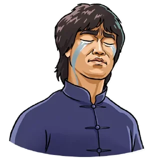 😭-Bruce Lee, Telegram Sticker