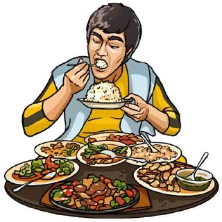🍨-Bruce Lee, Telegram Sticker