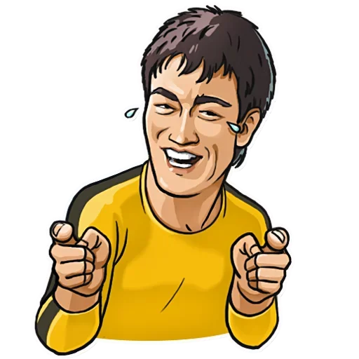 Bruce Lee, telegram sticker