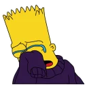 😭-Bart, Telegram Sticker